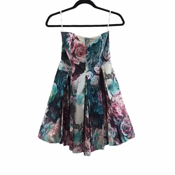 Bardot Floral Fit & Flare Dress Size 6 - Picture 2 of 10